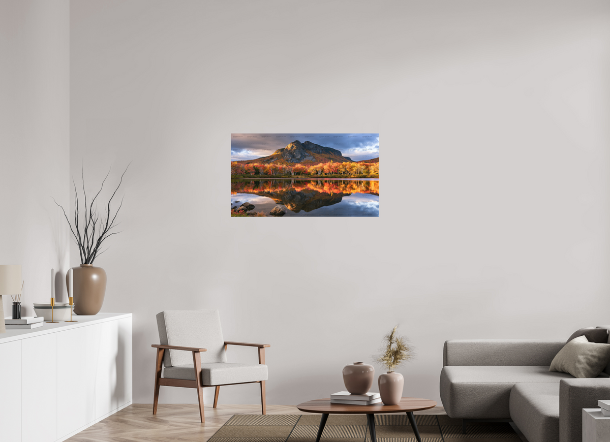 40 x 22.5″, Fine Art Print Autumns Reflection