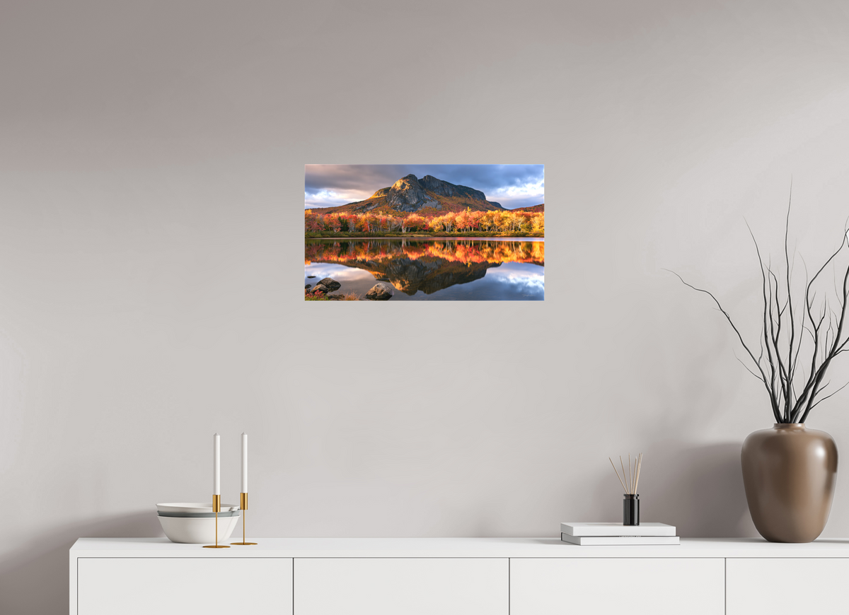 24 x 13.5″, Matte Canvas on Stretcher Frame Autumns Reflection