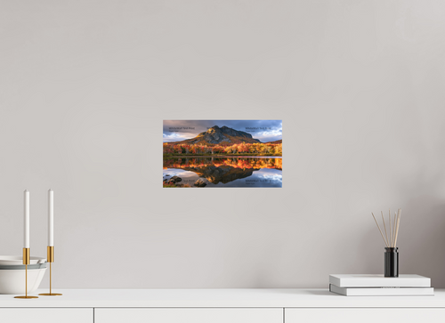 12 x 6.8″, Fine Art Print Autumns Reflection