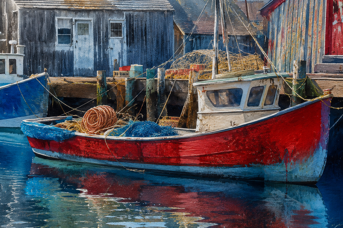 Where the Harbor Sleeps