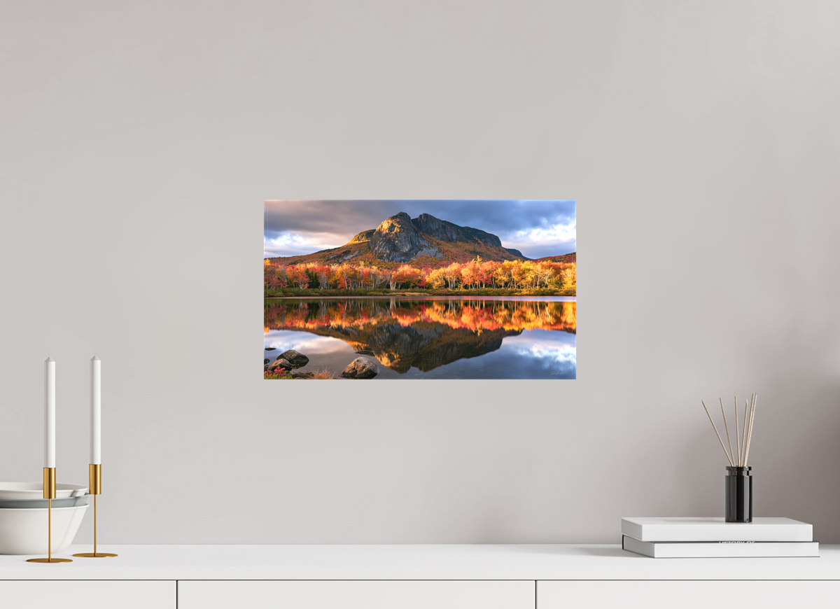 16 x 9″, Matte Canvas on Stretcher Frame Autumns Reflection
